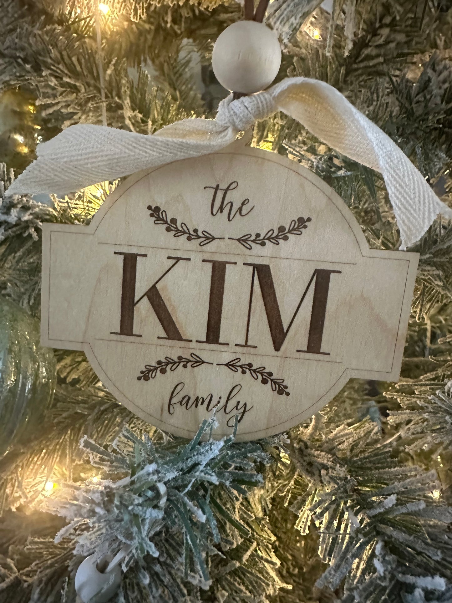 Family Name Ornament