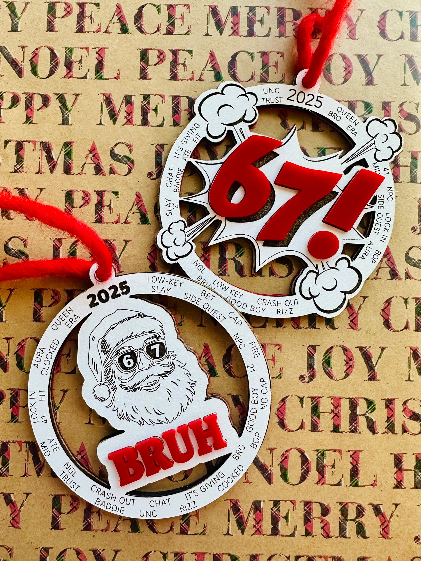 The Year of Rizz Ornament