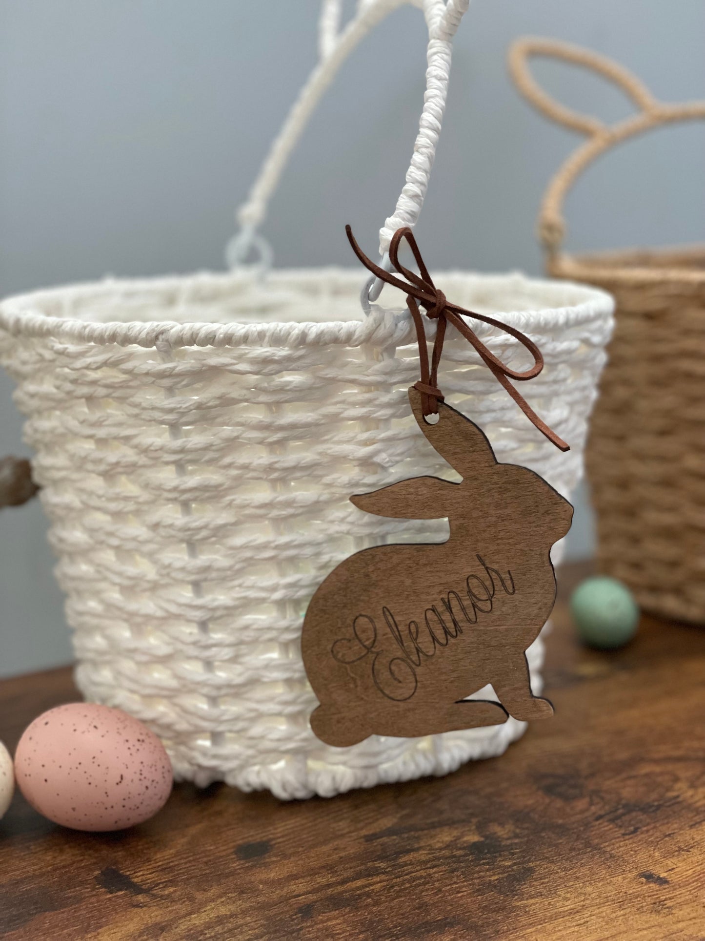 Personalized Bunny Basket Tag