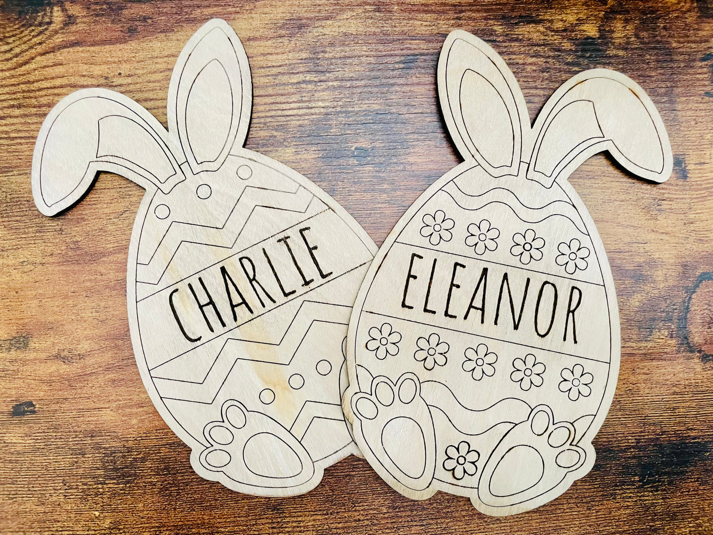 Personalized Easter Egg DIY color board