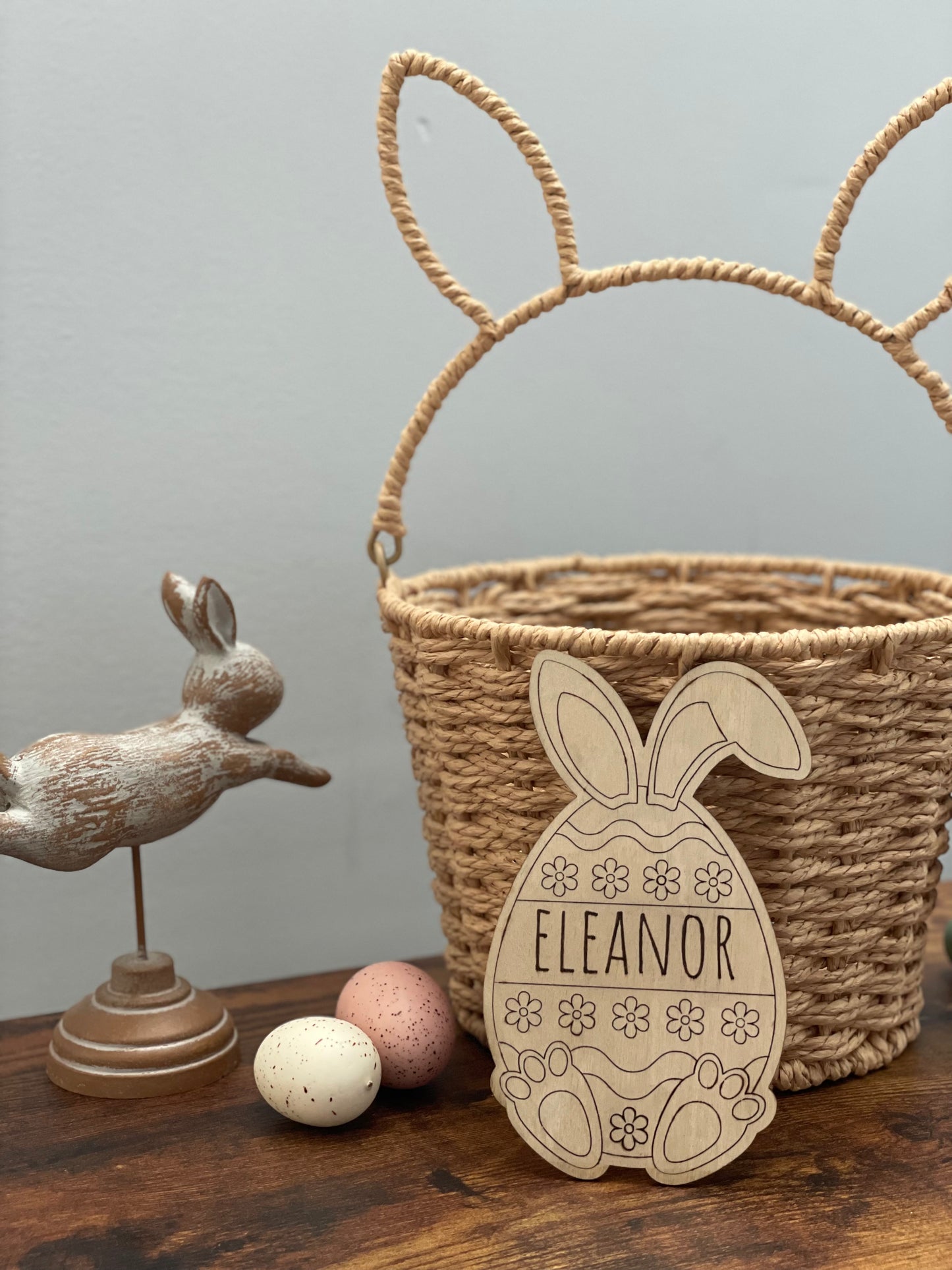 Personalized Easter Egg DIY color board
