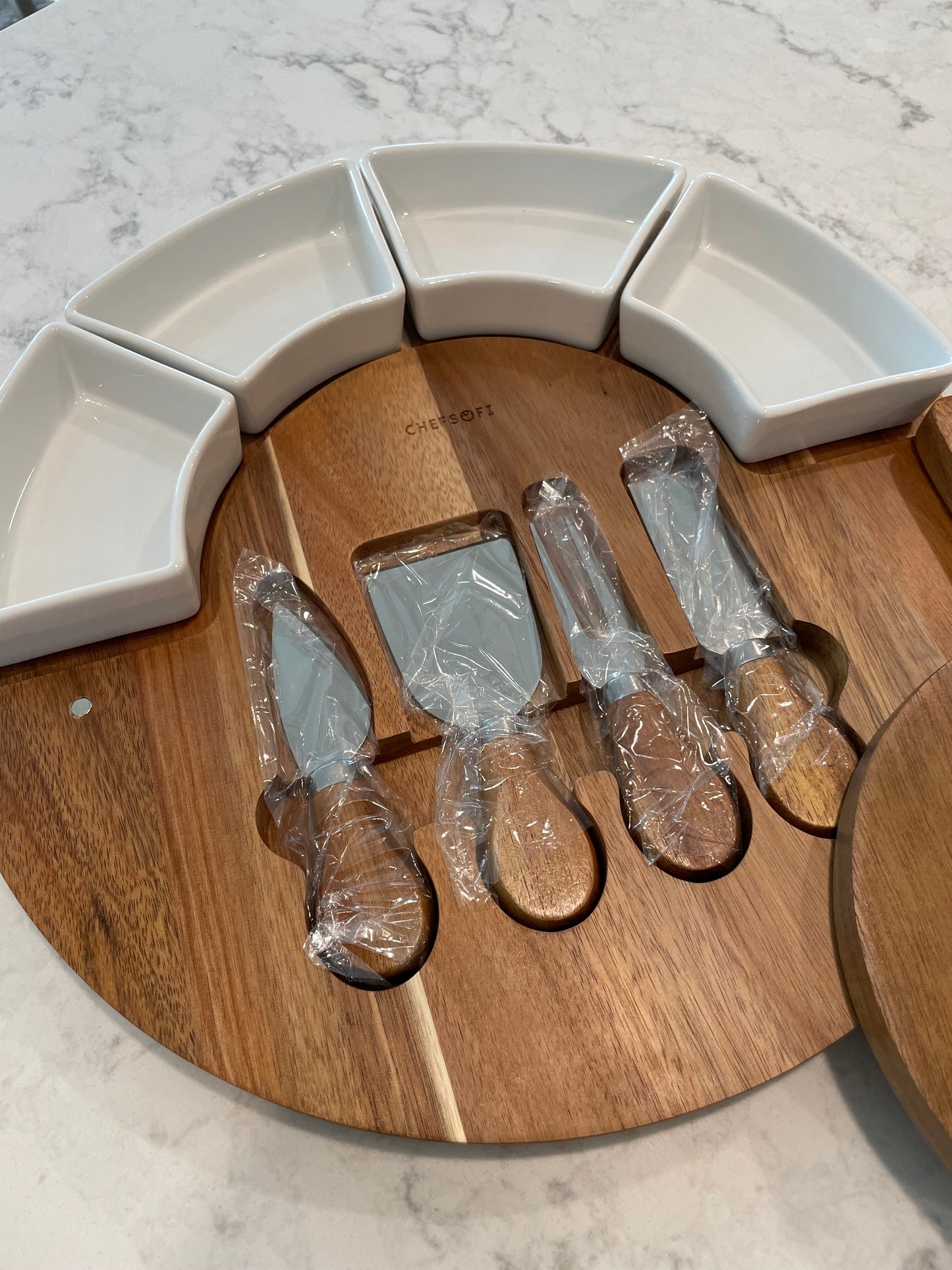 Large Charcuterie Swivel Board