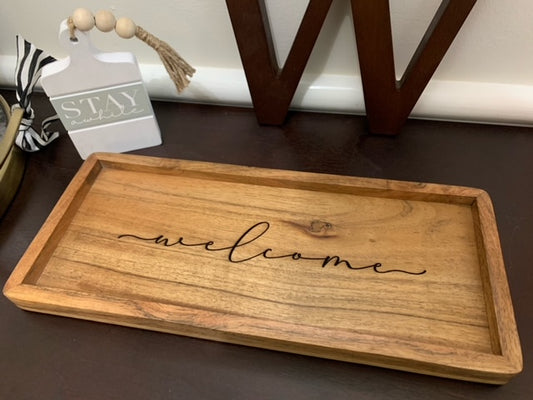 Welcome Entry Tray