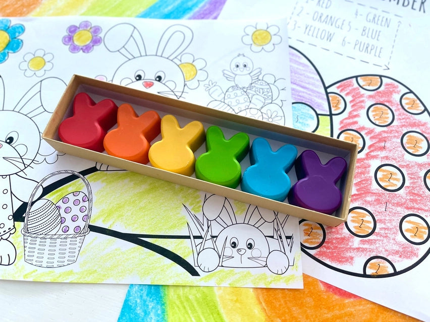 Bunny Crayons Gift Box